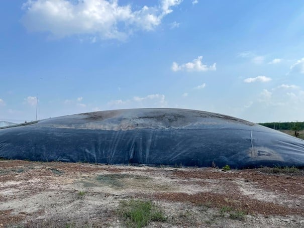 Bạt HDPE lót hầm Biogas